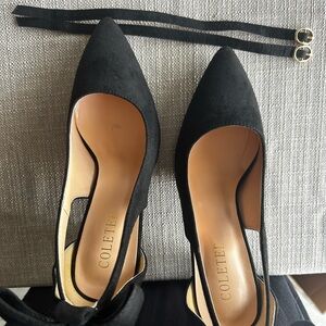 Amazon Black Women's Heels with Ankle Straps